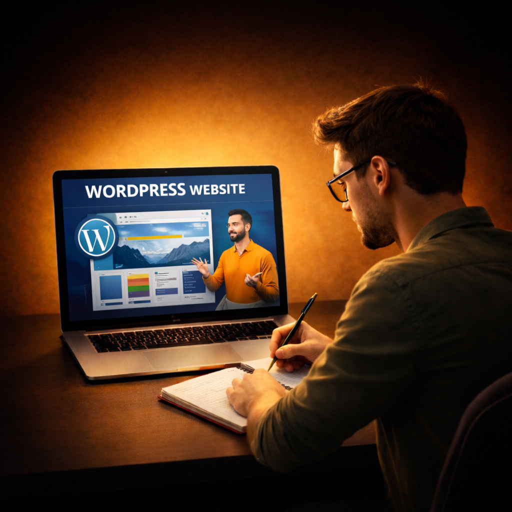Wordpress website course